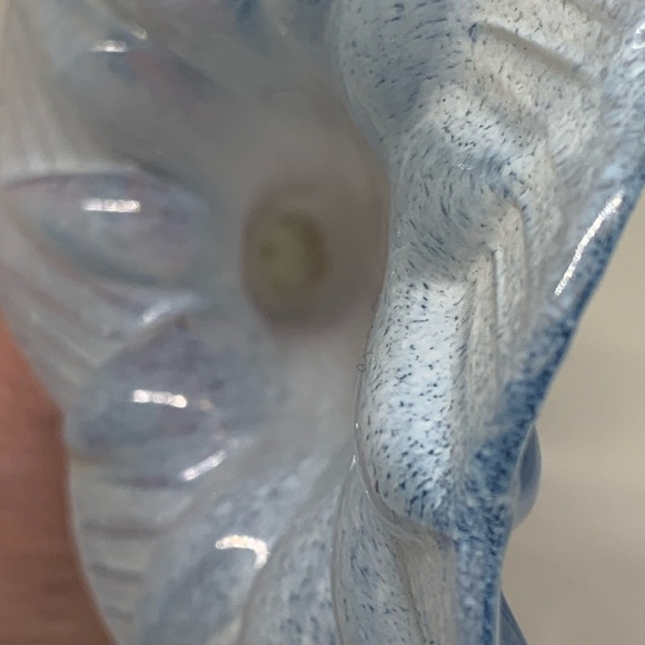 Blown Glass HORIZONTAL BUD VASE Blue - Picture 8 of 10